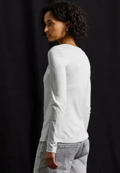 Shirt met carrée halslijn