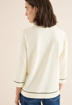 Shirt met contrastdetail