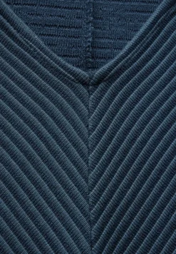 Shirt met diagonale structuur