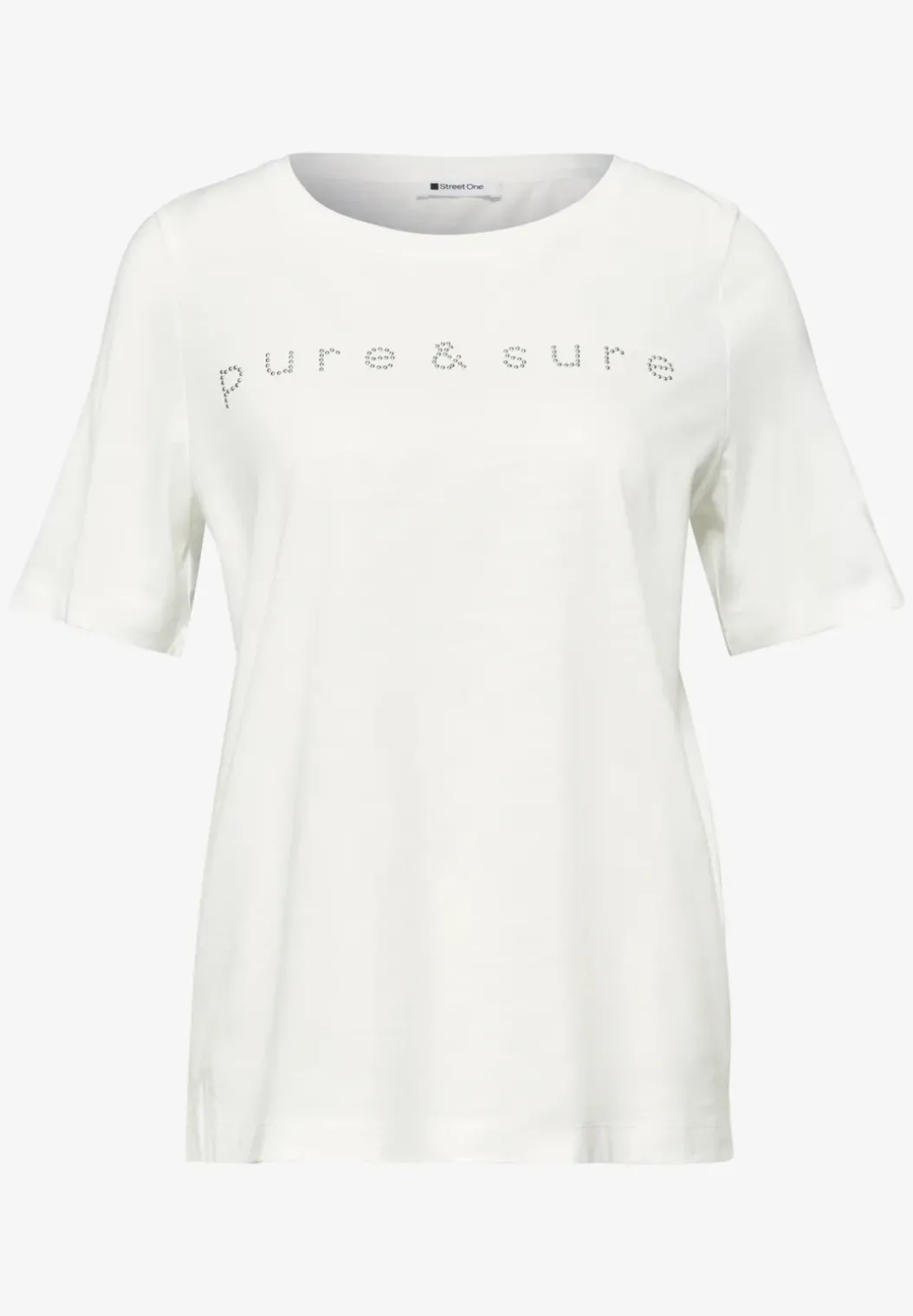Shirt met edelstenen