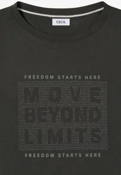 Shirt met edelstenen