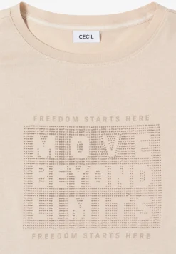 Shirt met edelstenen