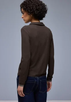 Shirt met een blouse-look