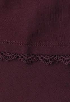 Shirt met gehaakte details op de mouwen