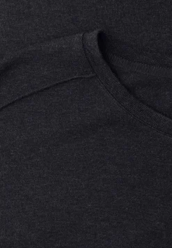 Shirt met gemêleerde look