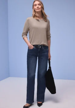 Shirt met gemêleerde look