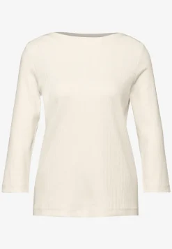 Shirt met geribbelde structuur