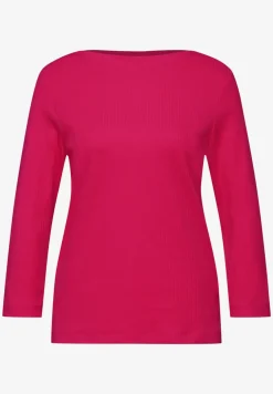 Shirt met geribbelde structuur