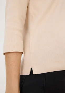 Shirt met geribde structuur