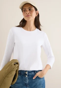 Shirt met geribde structuur