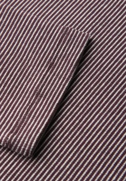 Shirt met geribde structuur