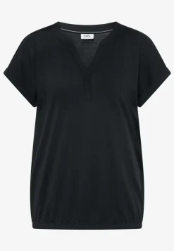 Shirt met gespleten hals in tuniekstijl