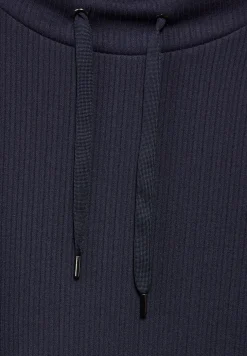 Shirt met gestreepte textuur
