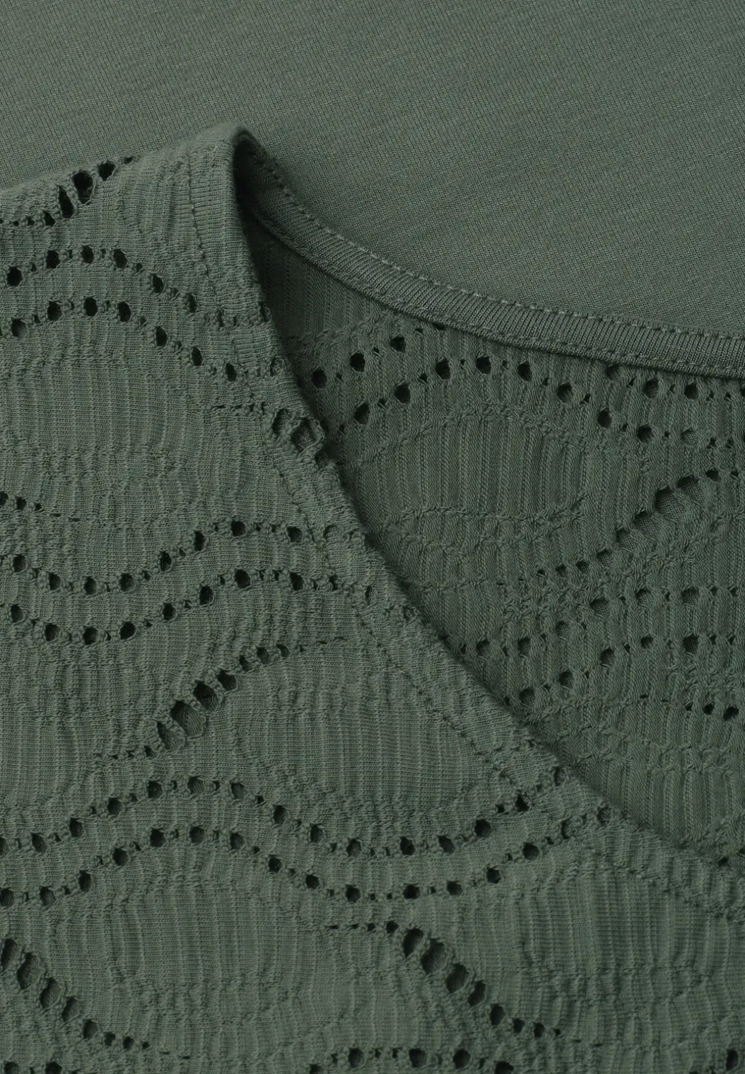 Shirt met gestructureerde mix