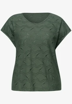 Shirt met gestructureerde mix