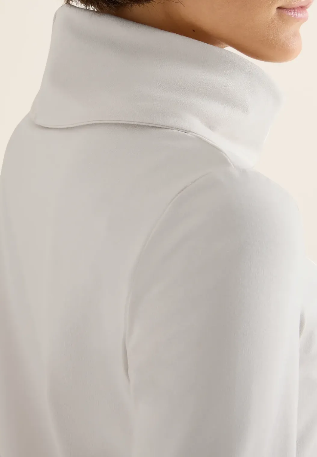 Shirt met grote kraag