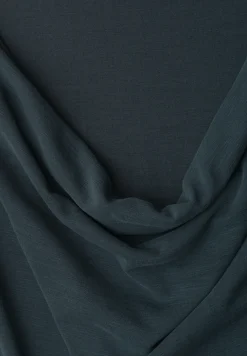 Shirt met hangende schouders en watervalvoorkant