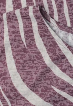Shirt met hangende schouders in burnout-look