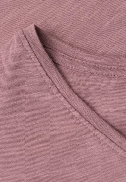 Shirt met hangende schouder in jersey