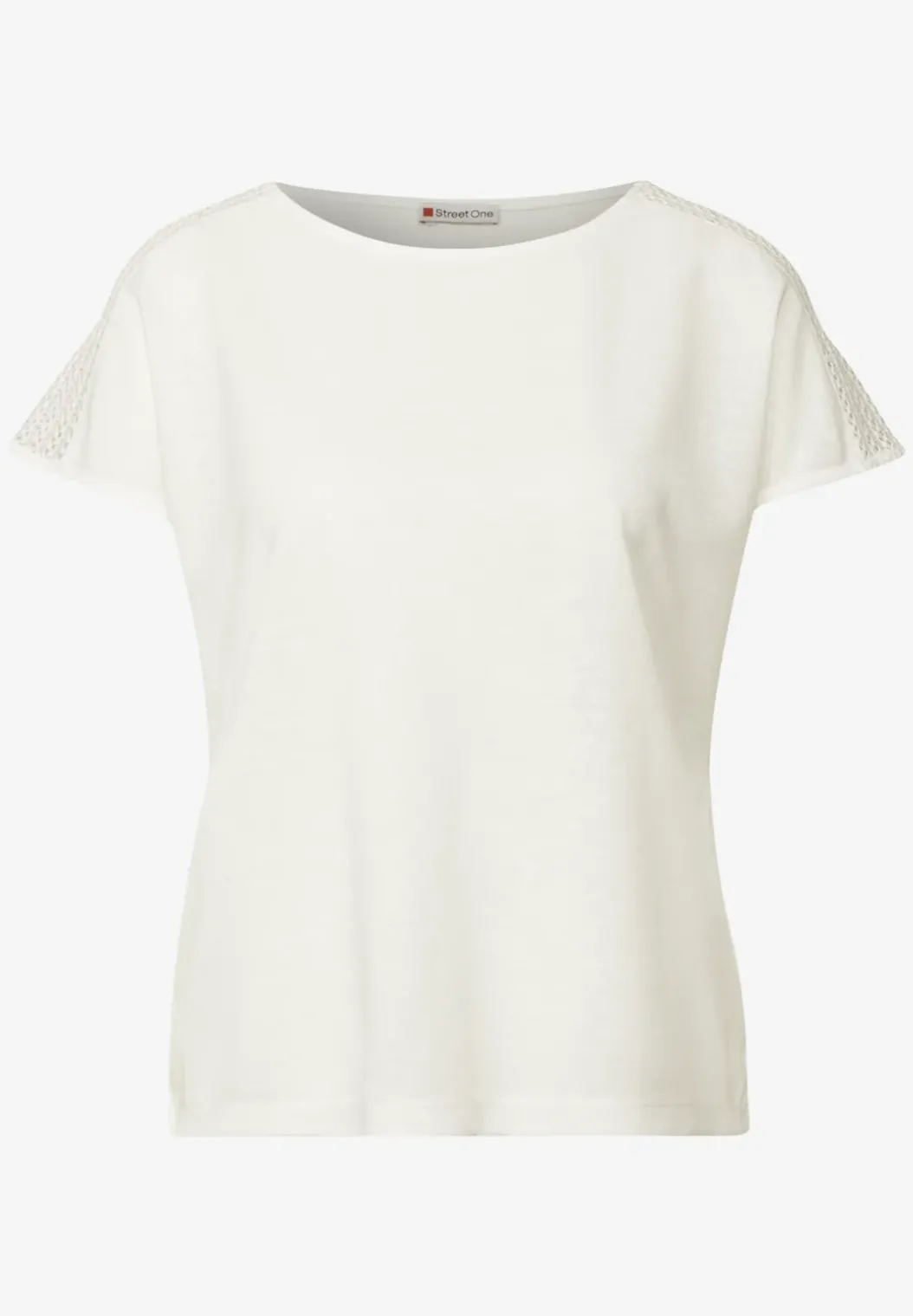 Shirt met kantdetail
