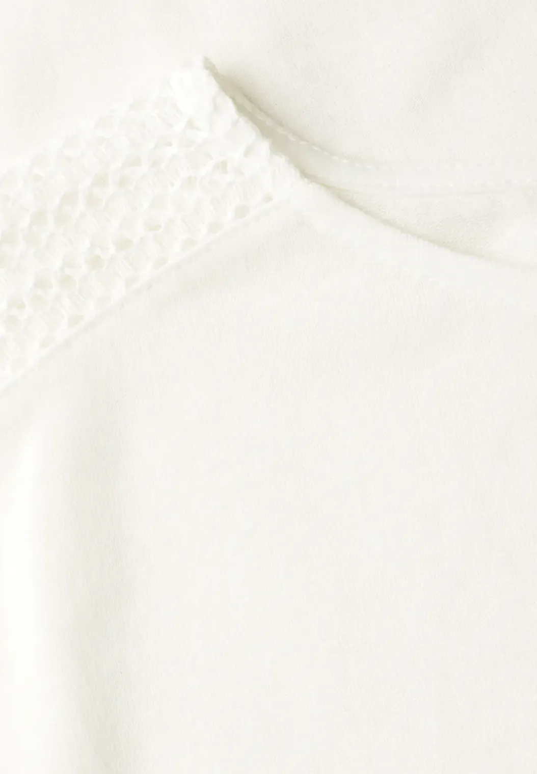 Shirt met kantdetail
