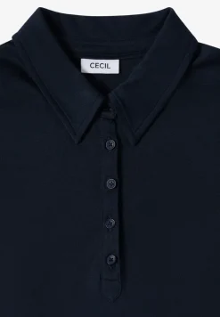 Shirt met knoopdetail