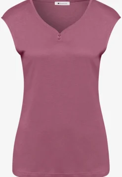 Shirt met knoopdetail