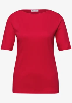 Shirt met knoopdetail