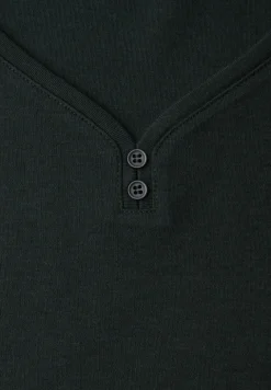 Shirt met knoopdetail