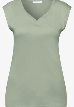 Shirt met knoopdetail