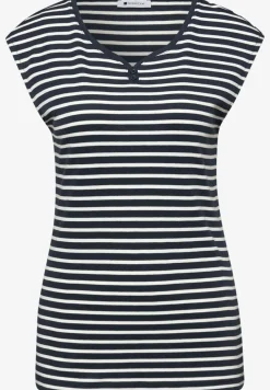 Shirt met knoopdetail