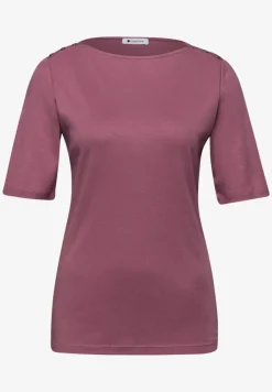 Shirt met knoopdetail