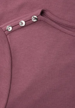 Shirt met knoopdetail