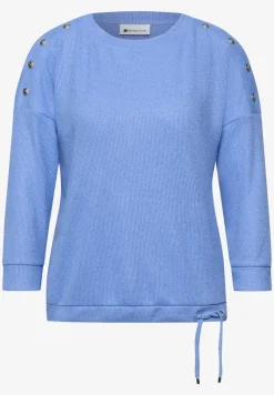 Shirt met knoopdetail