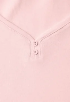 Shirt met knoopdetail