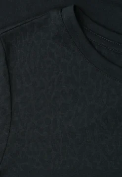 Shirt met korte mouwen en burnout details