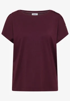 Shirt met korte mouwen en gespdetail
