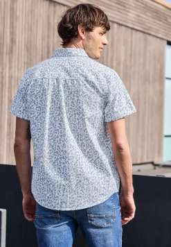 Shirt met korte mouwen en all-over print