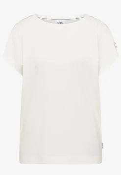 Shirt met korte mouwen en gespdetail