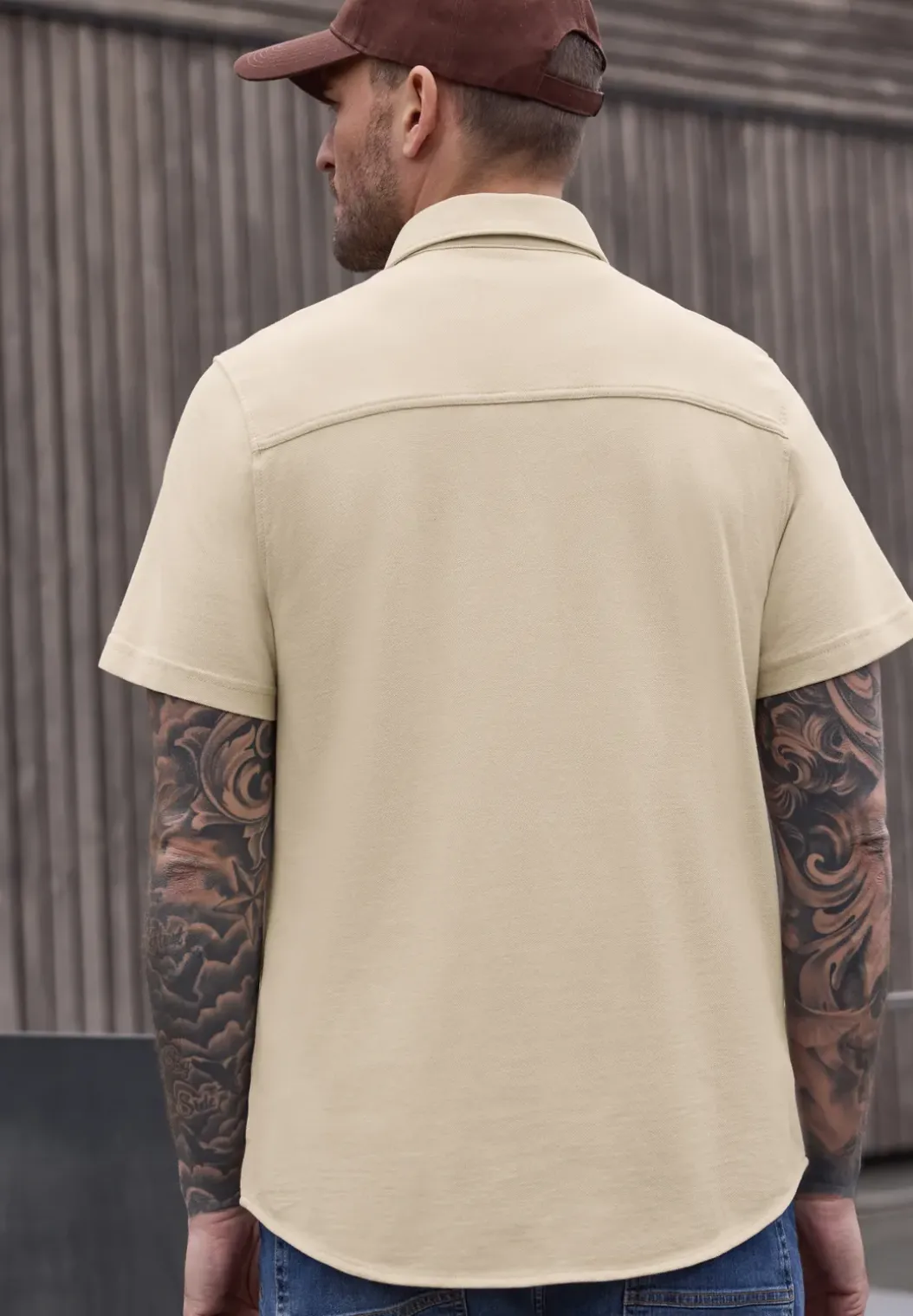 Shirt met korte mouwen in piquékwaliteit