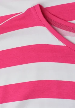 Shirt met korte mouwen, ronde hals en print