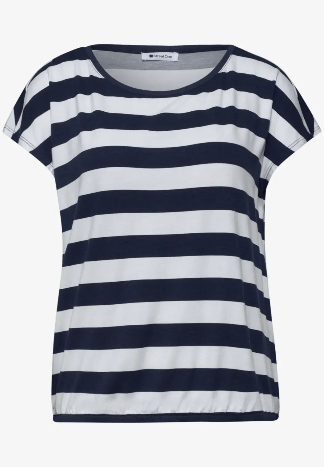Shirt met korte mouwen, ronde hals en print