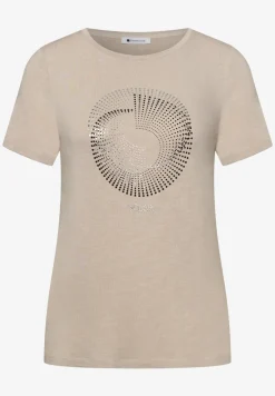 Shirt met korte mouwen, ronde hals en print