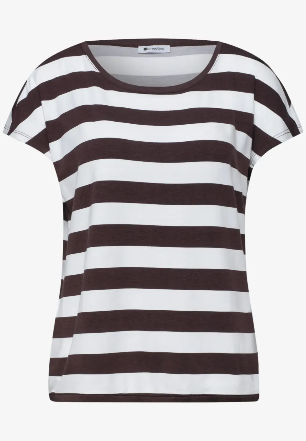 Shirt met korte mouwen, ronde hals en print