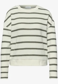 Shirt met lange mouwen en ronde hals in Loose Fit