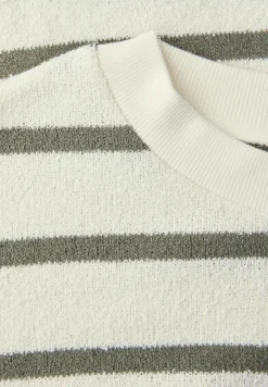 Shirt met lange mouwen en ronde hals in Loose Fit