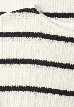 Shirt met lange mouwen in gebreide look