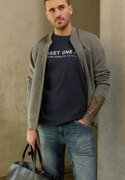 Shirt met logo-opdruk