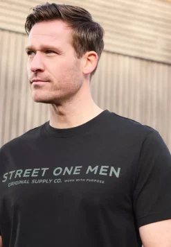 Shirt met logo-opdruk