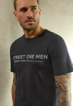 Shirt met logo-opdruk